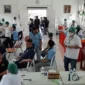 Keterangan foto : Lembaga Pemasyarakatan Khusus Kelas IIA Gunung Sindur menggelar Pengobatan Kesehatan Bekerja sama dengan Mitra Pembinaan GPIB Jemaat 