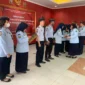 Keterangan foto : Bapas Kelas II Bogor Wilayah Kementerian Hukum dan HAM Jawa Barat menyelenggarakan upacara pengukuhan kenaikan pangkat untuk 7 pegawai, Senin (8/5/2023)