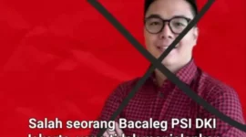 Keterangan foto : Dukungan untuk membongkar dan menolak Partai Solidaritas Indonesia (PSI) terus menguat, Selasa (9/5/2023)