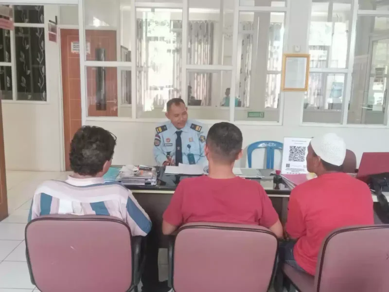 Bapas Subang Terima Penghadapan Tiga Klien Dari Lapas Purwakarta Guna Program Integrasi, (Selasa, 9/5/2023) 
