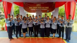 Bapas Subang laksanakan apel Deklarasi Zero Handphone, Pungli, dan Narkoba (Zero Halinar), (Rabu, 10/5/2023) 
