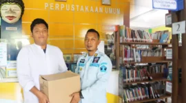 Tingkatkan literasi warga binaan, lapas cirebon berkolaborasi dengan perpustakaan umum kota cirebon, (Kamis, 11/5/2023) 