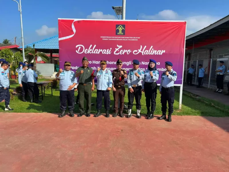 Rumah Tahanan Negara Kelas I Palembang kini kembali gaungkan komitmen untuk memajukan Rutan untuk lebih baik lagi, (Kamis, 11/5/2023) 