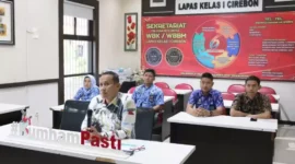 Lapas Cirebon Ikuti Desk Evaluation, (Jumat, 12/5/2023) 