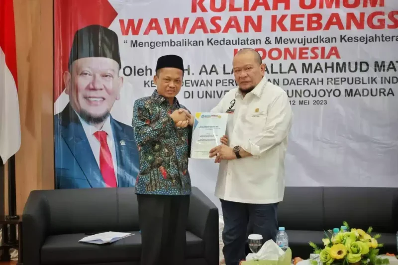Ketua DPD RI AA LaNyalla Mahmud Mattaliti Mengatakan DPD RI Tak Maksimal Karena Bukan Pembentuk Undang - Undang, (Jum'at, 12/5/2023) 