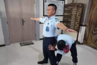 Lapas Cirebon lakukan pemeriksaan kepada seluruh pegawai yang akan memasuki kantor atau area dalam Lapas, (Selasa, 16/5/2023)