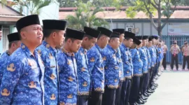 Lapas Kelas I Cirebon melaksanakan kegiatan upacara yang dipimpin langsung oleh Kalapas, (Rabu, 17/5/2023) 