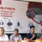Aktivis 98 Banten sepakat agar pemerintah serius mengadili pelaku pelanggar HAM yang terjadi di tahun 1998,(Rabu, 17/5/2023) 