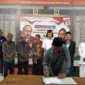 Sejumlah Tokoh Lintas Agama Membuat Pernyataan Perdamaian dunia di Makam Wahidin Sudiro Husod, (Sabtu, 20/5/2023) 
