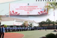 Lapas Cirebon laksanakan upacara hari kebangkitan nasional yang dipimpin langsung oleh Kalapas Cirebon dan diikuti oleh seluruh pegawai, serta perwakilan warga binaan, (Senin, 22/5/2023)