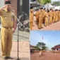 Foto: Apel Pagi di Halaman Kantor Kecamatan Sindang Jaya Kabupaten Tangerang. Senin (22/5).