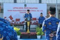 Lembaga Pemasyarakatan (Lapas) Kelas IIB Indramayu gelar upacara dalam rangka memperingati Hari Kebangkitan Nasional ke-115,(Selasa, 23/5/2023)