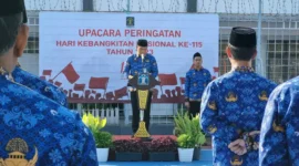 Lembaga Pemasyarakatan (Lapas) Kelas IIB Indramayu gelar upacara dalam rangka memperingati Hari Kebangkitan Nasional ke-115,(Selasa, 23/5/2023) 