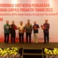 Kementerian Hukum dan Hak Asasi Manusia (Kemenkumham) menerima penghargaan atas pencapaian prestasi Terbaik Ke 2,(Rabu, 24/5/2023) 