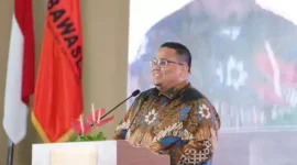 Keterangan Foto: Rapat Evaluasi Kinerja Bawaslu Provinsi dan Kabupaten/Kota di Manado, Jumat (26/5/2023).