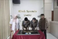 Ketua Umum PP Muhammadiyah Resmikan Klinik Spesialis FK UMSU, (Senin, 29/5/2023)
