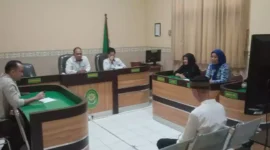 Proses persidangan Anak dilaksanakan secara terbuka dengan agenda pembacaan putusan oleh hakim, (Senin, 29/5/2023) 