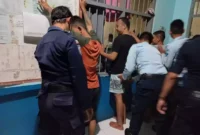 Keterangan Foto : Lapas Cirebon Geledah Seluruh Petugas Dan Warga Binaan Yang Masuk Ke area Lapas, (29/5/2023)