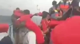 Kapal Feri Tujuan Pelabuhan Bakauheni Terbakar, Penumpang Histeris, (Sabtu, 6/5/2023) 