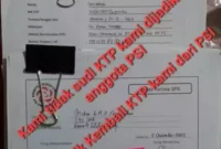 Keterangan foto : warga dan para Bacaleg PSI untuk menarik kembali Kartu Tanda Penduduk (KTP) yang sempat disetorkan kepada PSI sebagai bentuk dukungan pencalegan, Minggu (7/5/2023)