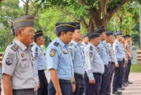 Keterangan foto : Jajaran Lapas Indramayu Tandatangani Komitmen Pelaksanaan Tugas dan Fungsi Petugas Pemasyarakatan, Senin (29/5/2023)