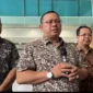 Keterangan Foto: Direktur Layanan Haji dalam Negeri Kemenag Saiful Mujab Bandara Kertajati Jum'at (5 /5)
