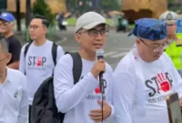 Foto: Organisasi profesi kesehatan Gelar Unjuk Rasa Tolak RUU Kesehatan.