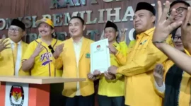 Foto: Sebanyak 55 dokumen Bacaleg dari Partai Golkar Kabupaten Tangerang telah di ajukan ke KPU Kabupaten Tangerang