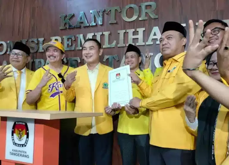 Partai Golkar Kabupaten Tangerang Serahkan Dokumen Bacaleg ke KPUD I Teras Media