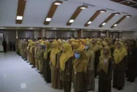 Foto: Wali Kota Tangerang, H. Arief R. Wismansyah, yang secara langsung melantik ratusan tenaga fungsional.