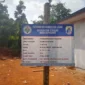 Keterangan Poto : Salah Satu Pembangunan di Salah Satu Desa Yang Diduga di Kerjakan Oleh CV ( 2/6/2023 )
