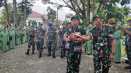Lepas Sambut Komandan Kodim 0601/ Pandeglang, dari Letkol Inf Jani Setiadi Kepada Letkol Inf. Suryanto, S.A.P., bertempat di Makodim 0601/Pandeglang Jalan Pendidikan no 1 Pandeglang, (Kamis, 1/6/2023) 