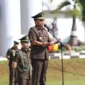 Keterangan foto : Wakil Jaksa Agung Dr. Sunarta mewakili Jaksa Agung membacakan sambutan Presiden Republik Indonesia pada Upacara Peringatan Hari Lahir Pancasila 1 Juni 1945 – 1 Juni 2023