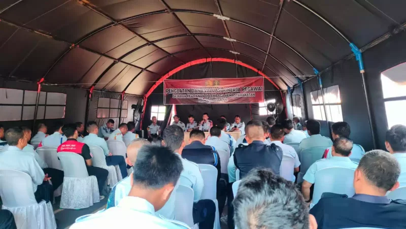Kalapas Cianjur Berikan Penguatan Keamanan Para Pegawai Lapas, (Senin, 5/6/2023) 