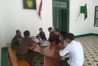 Keterangan foto : Dandim 0601/Pandeglang sambut baik Kunjungan Kajari, (Selasa, 6/6/2023)