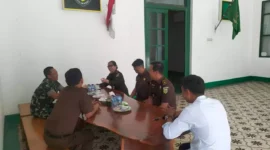 Keterangan foto : Dandim 0601/Pandeglang sambut baik Kunjungan Kajari, (Selasa, 6/6/2023) 