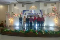 Foto : SMPN 3 Teluknaga, Kabupaten Tangerang, menggelar acara wisuda pelepasan siswa-siswi angkatan XV tahun 2022-2023