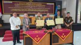 Keterangan foto : penandatangan Mou tersebut dilaksanakan pada Kamis 08 Juni 2023, bertempat di lantai 7 Gedung Kuliah Bersama (GKB) 4 Universitas Muhammadiyah Malang, Kamis (8/6/2023)
