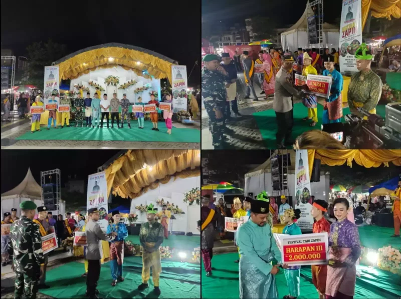 Keterangan foto : Tanjung Balai Dapatkan Juara I Pagelaran Festival Tari Zapin, (Jum'at, 9/6/2023) 