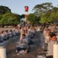 Keterangan foto : Bapas kelas II Subang laksanakan latihan fisik di pantai Pangandaran, (Senin, 12/6/2023) 