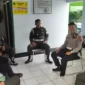 Keterangan foto : Polres Lebak melalui Satuan Lalu Lintas (Satlantas) mengunjungi Sub Detasemen Polisi Militer III/4-1 Lebak, Senin (12/6/2023)