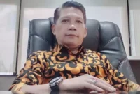 Keterangan foto : Sekjen Mata Hukum, Mukhsin Nasir mempertanyakan penyelesaian ratusan hektare tanah di Wanasalam yang dicaplok oleh PT Panggung untuk dijadikan Hak Guna Usaha, Jumat (16/6/2023)