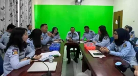 Keterangan foto : Bapas subang Laksanakan Rapat Koordinasi Penyusunan Litmas, (Selasa, 13/6/2023) 