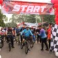 Keterangan foto : Petugas Bapas Subang Menaiki Sepeda Ikuti Kegiatan Gowes Silaturahmi, (Jum'at, 16/6/2023) 