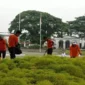 Keterangan foto : Aksi Bersih - Bersih Lapas Kelas II A Paledang di Alun-alun Kota Bogor, (Minggu, 18/6/2023) 