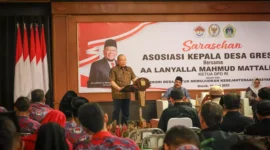 Keterangan foto : Ketua DPD RI LaNyalla Mahmud Mattaliti Paparkan Agar Desa menjadi Kekuatan Ekonomi, (Minggu, 18/6/2023) 