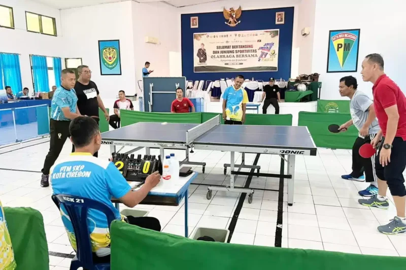 Keterangan foto : Kalapas Cirebon Bertanding di Denpom III, (Senin, 19/6/2023) 