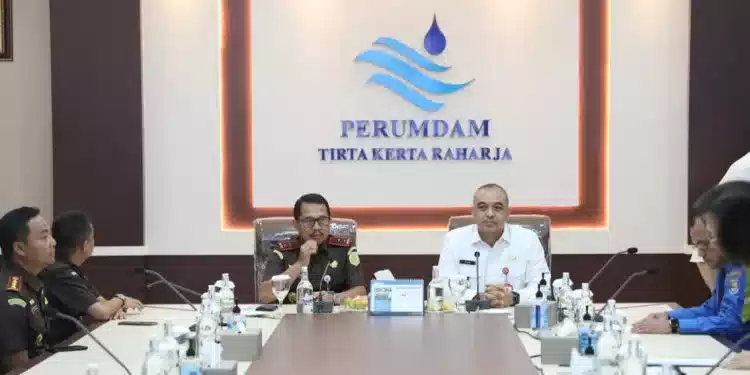 Bupati Zaki Hadiri Penandatangani IPA Milik PT BSD ke Perumdam TKR I Teras Media