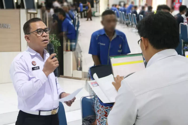 Keterangan foto : Bapas Cirebon Laksanakan ISPN Pada Seluruh Warga Binaan Pemasyarakatan Lapas, (Rabu, 21/6/2023) 