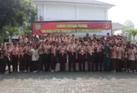 Keterangan foto : Kodim 0623/Cilegon Laksanakan Pembinaan Pramuka Saka Wira Kartika, (Minggu, 25/6/2023)